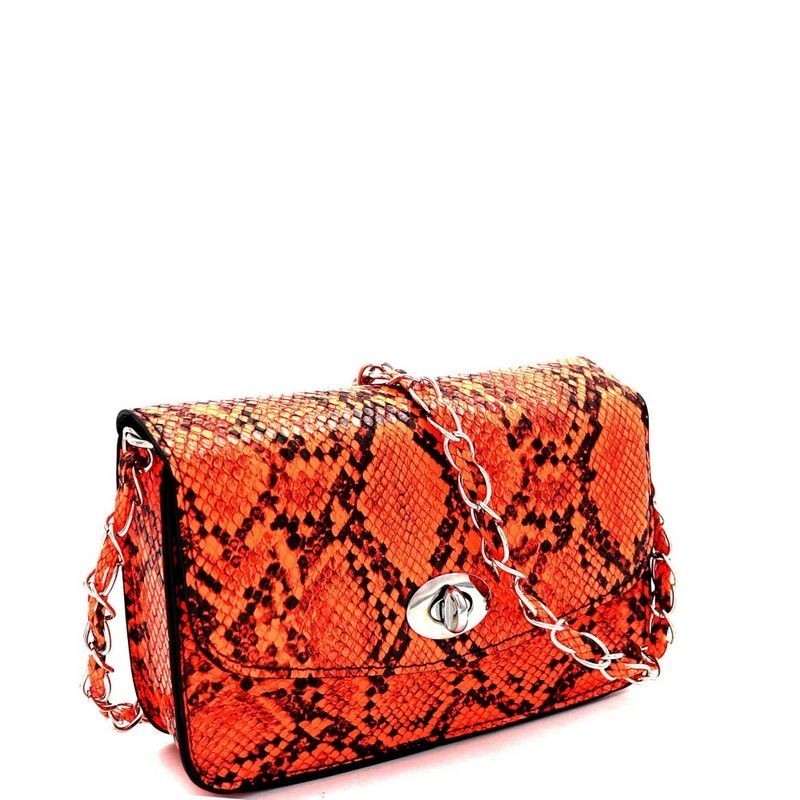 lipsy snake print cross body bag